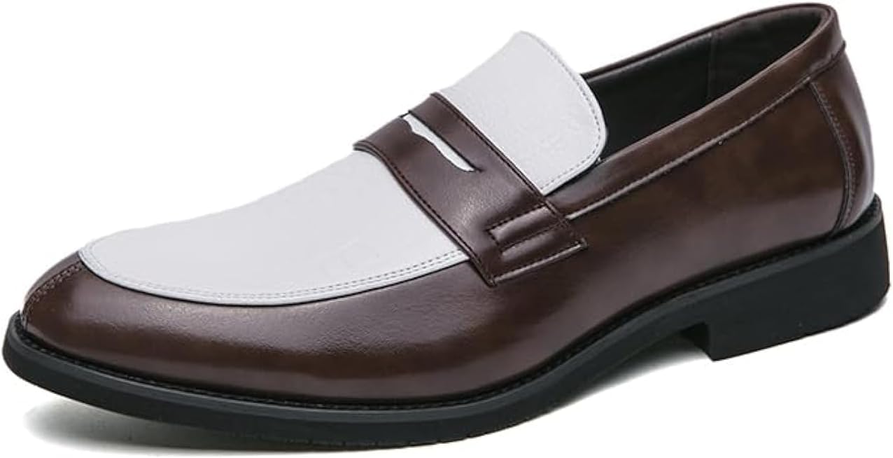 Мужские двухцветные лоферы HuitJours, белый
Мужские двухцветные лоферы HuitJours, белый