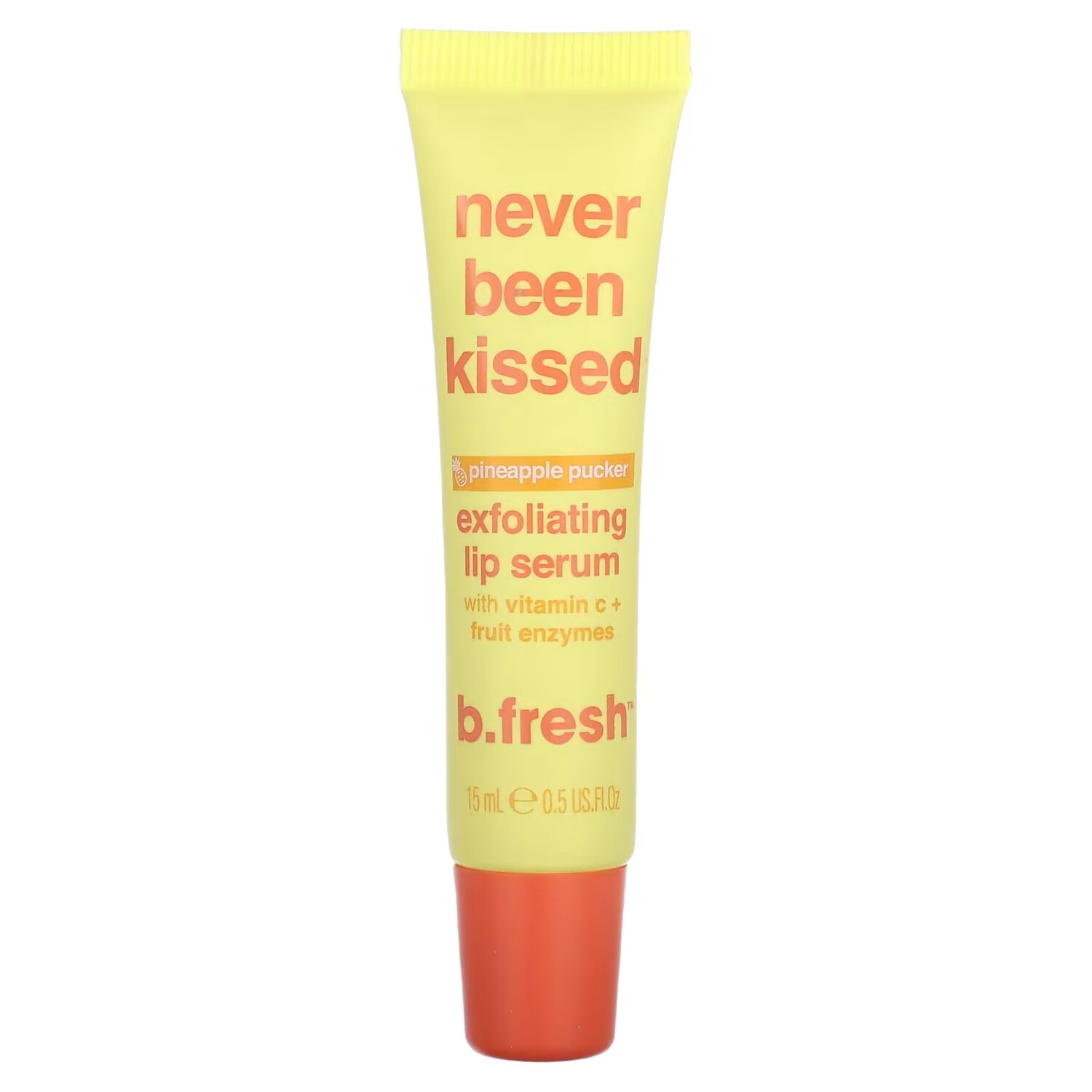 b.fresh Never Been Kissed Отшелушивающая сыворотка для губ с ананасом, 0,5 жидк. унции (15 мл)
b.fresh Never Been Kissed Отшелушивающая сыворотка для губ с ананасом, 0,5 жидк. унции (15 мл)