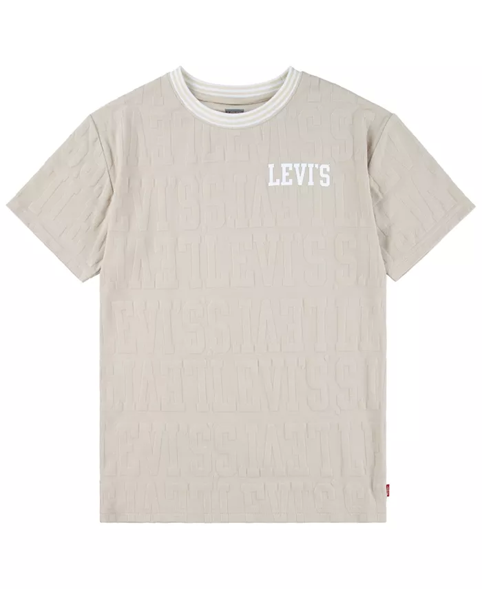 Футболка Big Boys с жаккардовым принтом бренда Levi's, коричневый/бежевый
Футболка Big Boys с жаккардовым принтом бренда Levi's, коричневый/бежевый