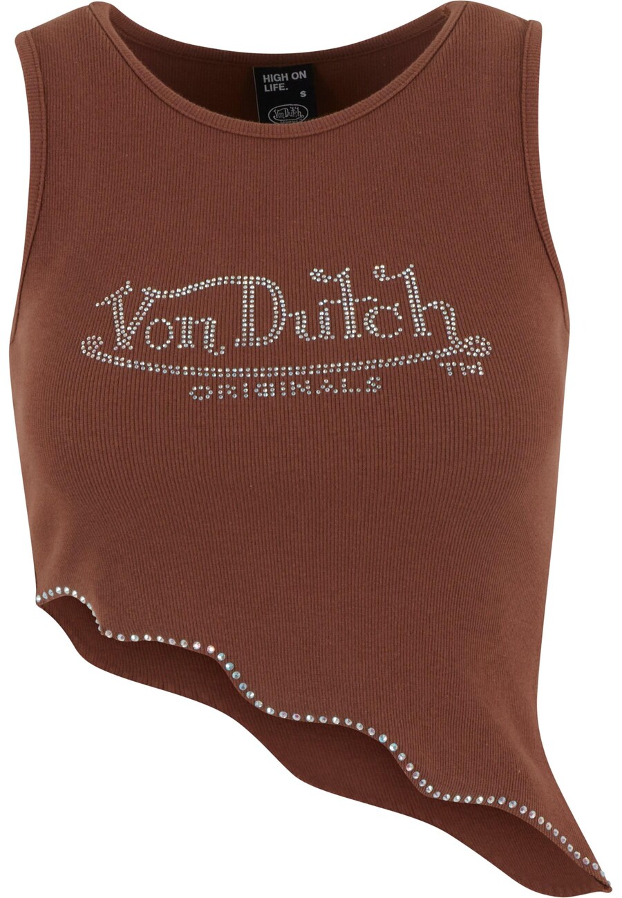 Топ Von Dutch Originals Shay, коричневый
Топ Von Dutch Originals Shay, коричневый