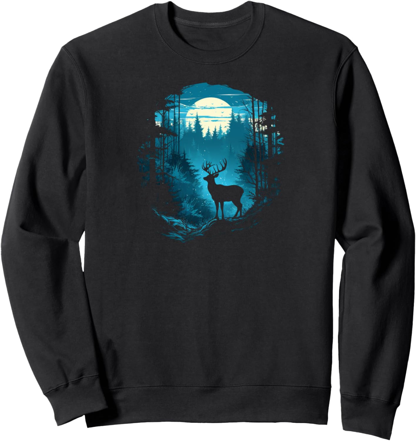 Толстовка с изображением оленя в лесу Deer In Forest Apparel, черный
Толстовка с изображением оленя в лесу Deer In Forest Apparel, черный