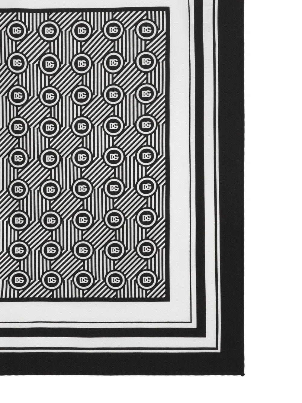 Шелковый платок с логотипом DOLCE & GABBANA, белый
Шелковый платок с логотипом DOLCE & GABBANA, белый