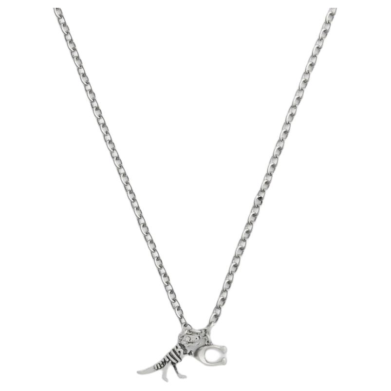 COACH Серебряное ожерелье с латунным покрытием для женщин Silver
COACH Серебряное ожерелье с латунным покрытием для женщин Silver