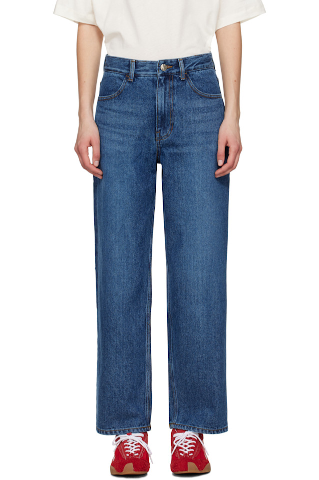 Выцветшие джинсы Ader Error, синий
Выцветшие джинсы Ader Error, синий