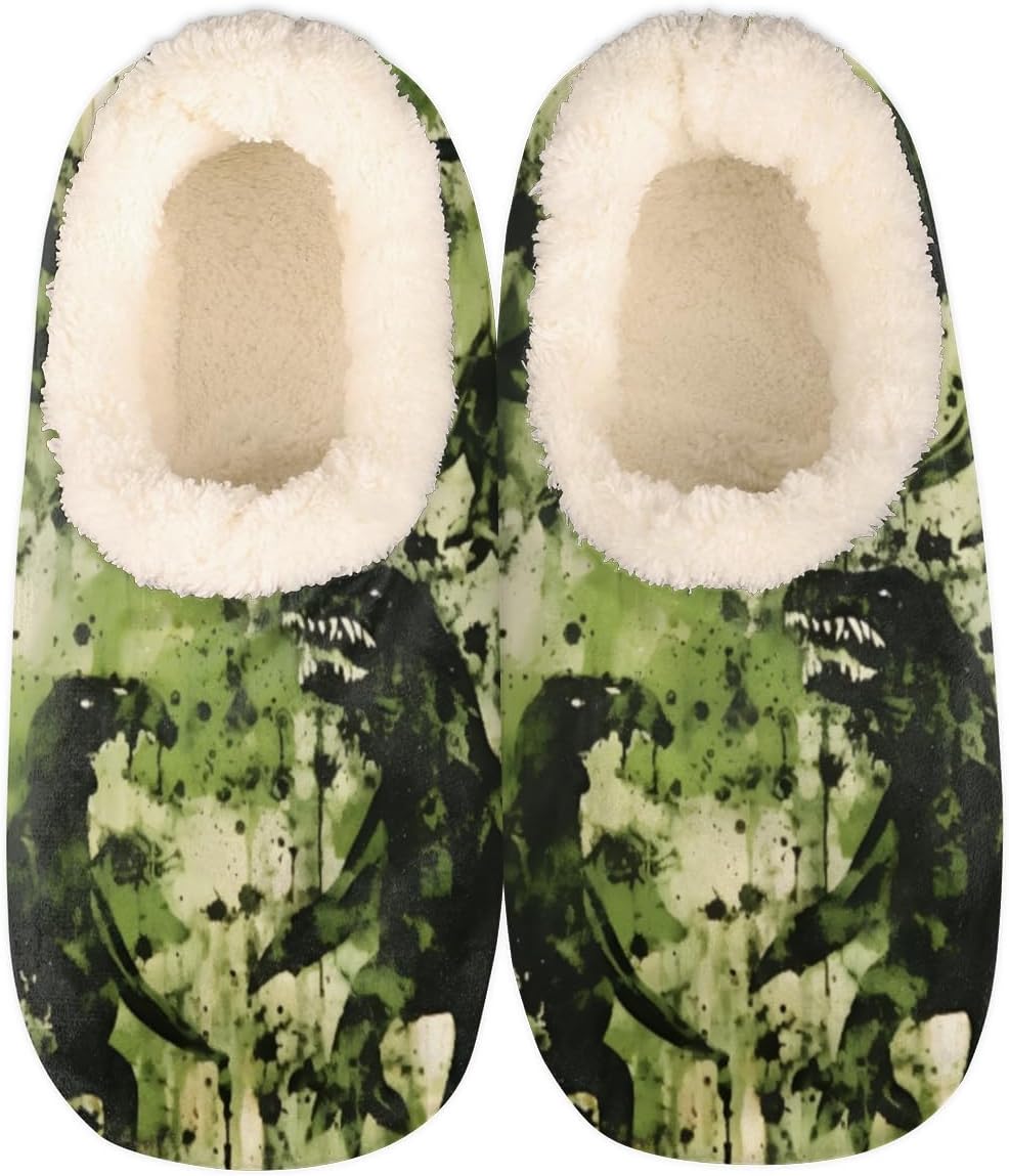 Домашние тапочки Pardick Fuzzy для женщин и мужчин, камуфляж с динозавром, с противоскользящей подошвой и флисовой подкладкой, домашние тапочки с мягкой подкладкой, теплые тапочки с динозавром, мультиколор
Домашние тапочки Pardick Fuzzy для женщин и мужчин, камуфляж с динозавром, с противоскользящей подошвой и флисовой подкладкой, домашние тапочки с мягкой подкладкой, теплые тапочки с динозавром, мультиколор
