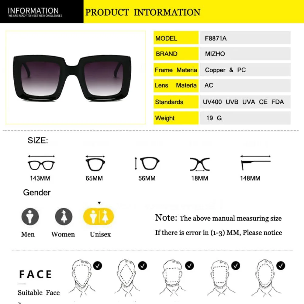 Модные портативные квадратные солнцезащитные очки для женщин в винтажном стиле с белым градиентом, большие женские солнцезащитные очки LVTFCO, Wtyj100 Beige
Модные портативные квадратные солнцезащитные очки для женщин в винтажном стиле с белым градиентом, большие женские солнцезащитные очки LVTFCO, Wtyj100 Beige