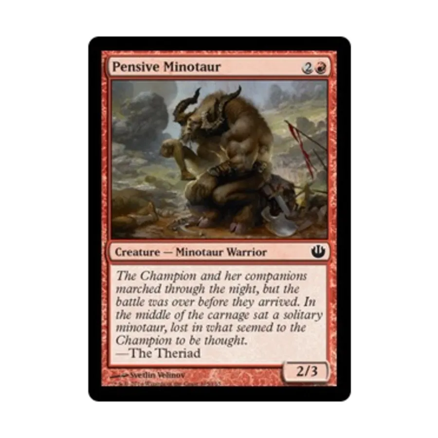 CCG Задумчивый Минотавр (клавиша C), MTG - Journey into Nyx
CCG Задумчивый Минотавр (клавиша C), MTG - Journey into Nyx