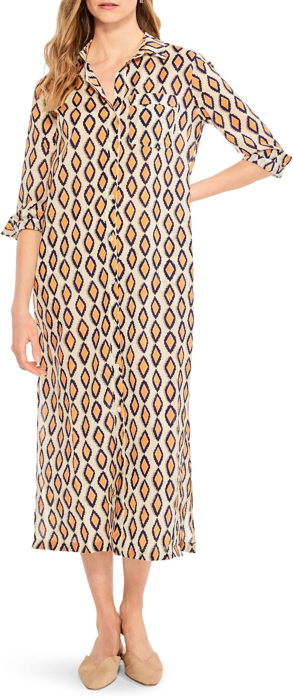 Платье NIC+ZOE Falling Diamonds Dress, Orange Multi
Платье NIC+ZOE Falling Diamonds Dress, Orange Multi