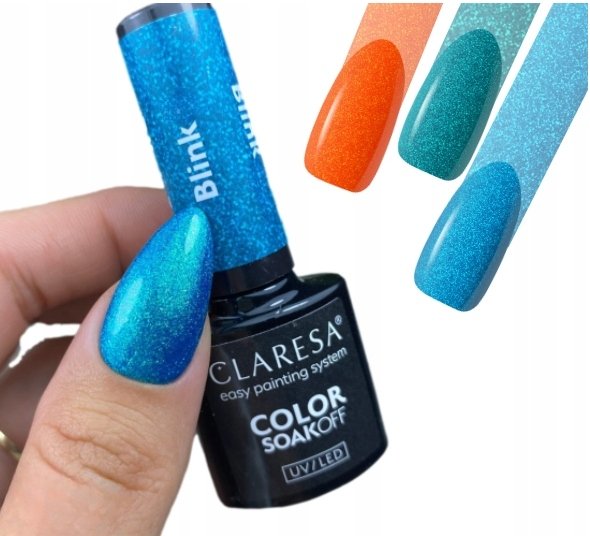 Claresa Hybrid UV/LED Blink Nail Polish Puderek
Claresa Hybrid UV/LED Blink Nail Polish Puderek