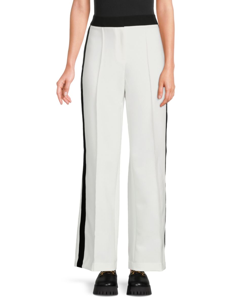 Прямые брюки с контрастными полосками Karl Lagerfeld Paris, мягкий белый
Прямые брюки с контрастными полосками Karl Lagerfeld Paris, мягкий белый