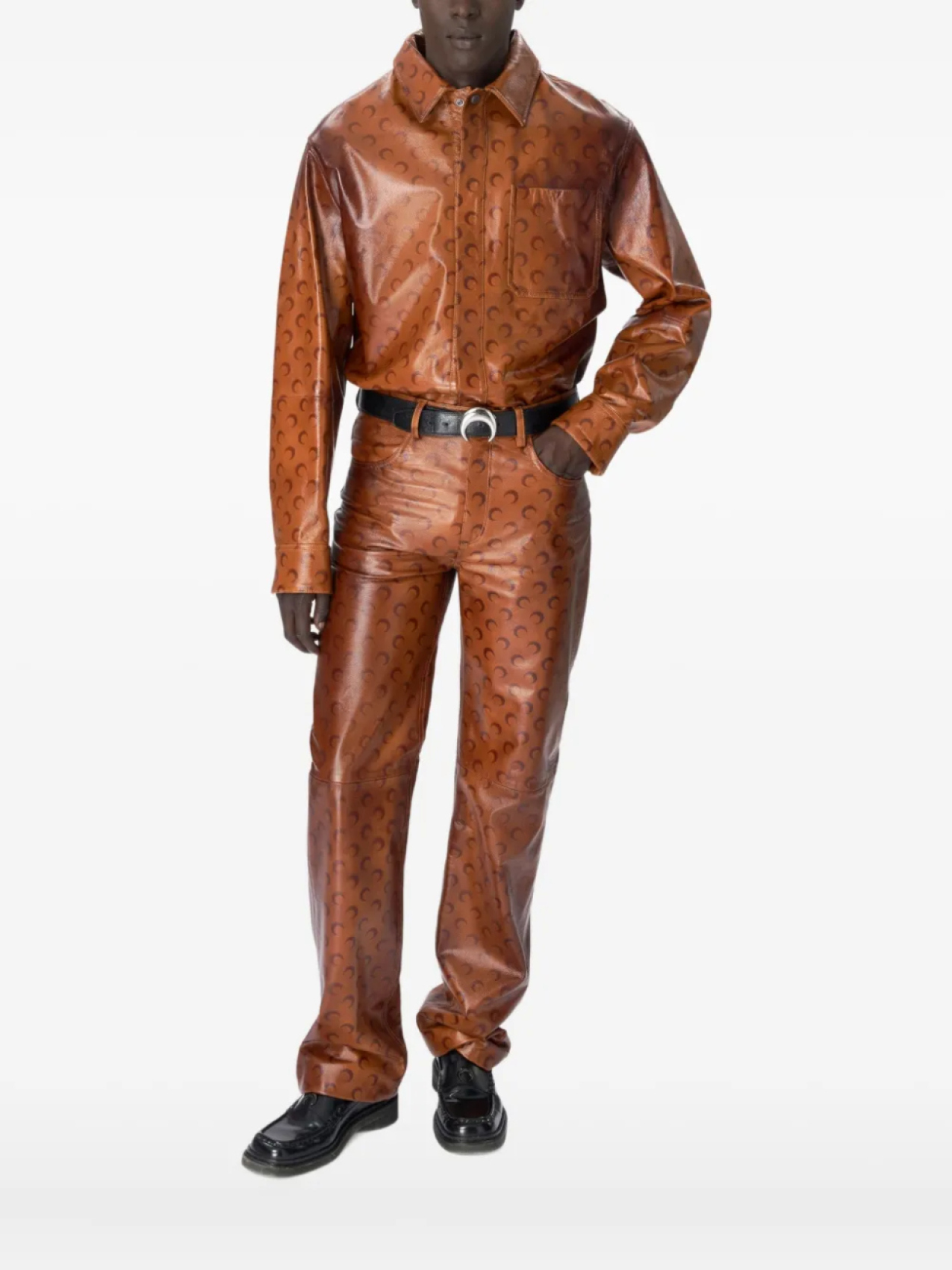 Marine Serre рубашка Moon, коричневый
Marine Serre рубашка Moon, коричневый