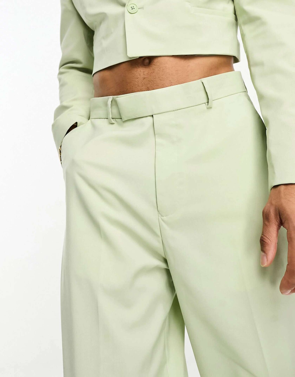 Бледно-зеленые широкие костюмные брюки ASOS, Зеленый, Бледно-зеленые широкие костюмные брюки ASOS
Бледно-зеленые широкие костюмные брюки ASOS, Зеленый, Бледно-зеленые широкие костюмные брюки ASOS