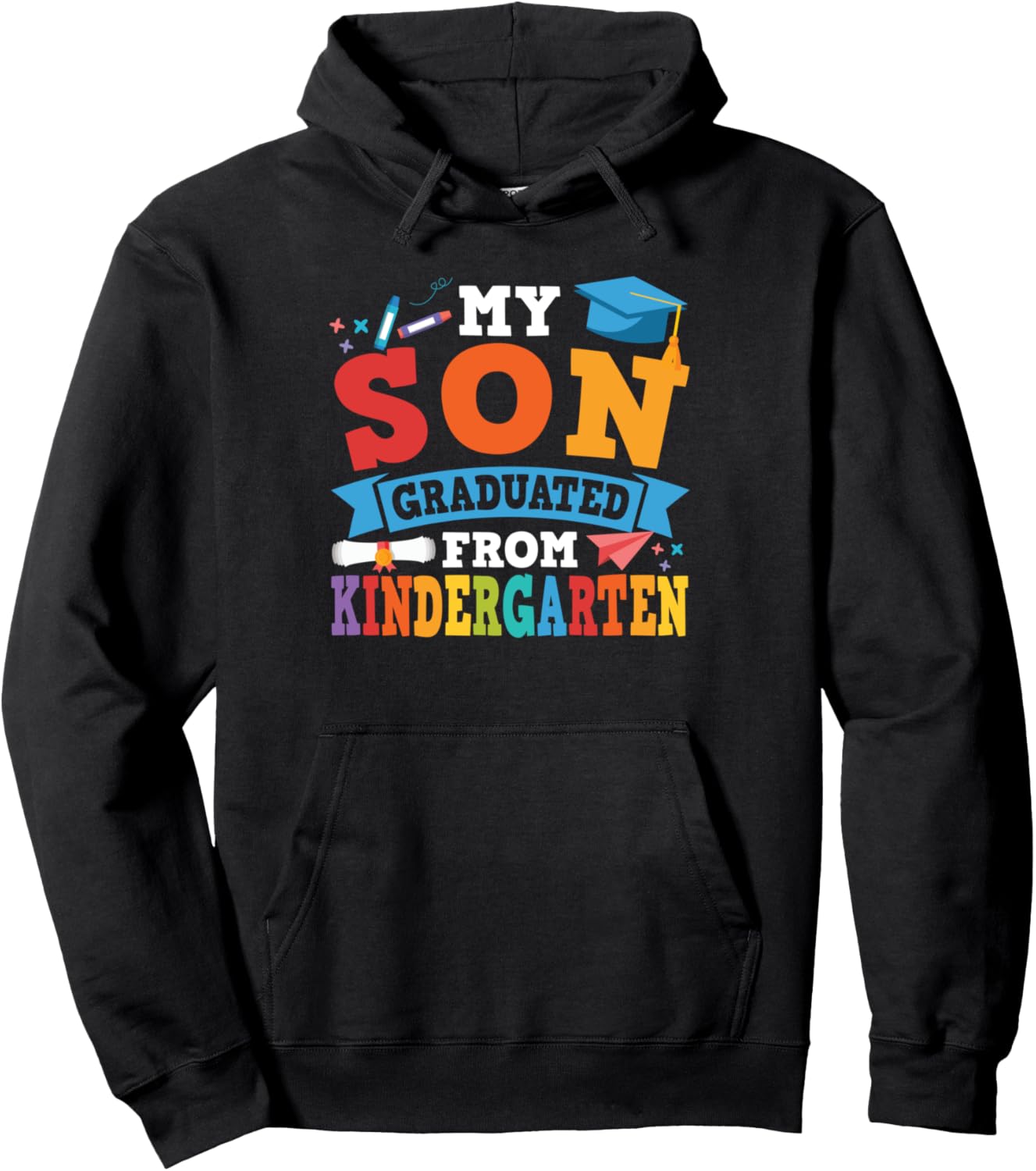 Толстовка с надписью Диплом об окончании детского сада моего сына Humor Kindergarten Graduated & Kindergarten Degree, черный
Толстовка с надписью Диплом об окончании детского сада моего сына Humor Kindergarten Graduated & Kindergarten Degree, черный