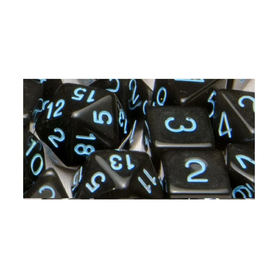 Многогранные игральные кости — полупрозрачный черный с синим, Arch'd4, Game Dice - Translucent (Role 4 Initiative)
Многогранные игральные кости — полупрозрачный черный с синим, Arch'd4, Game Dice - Translucent (Role 4 Initiative)