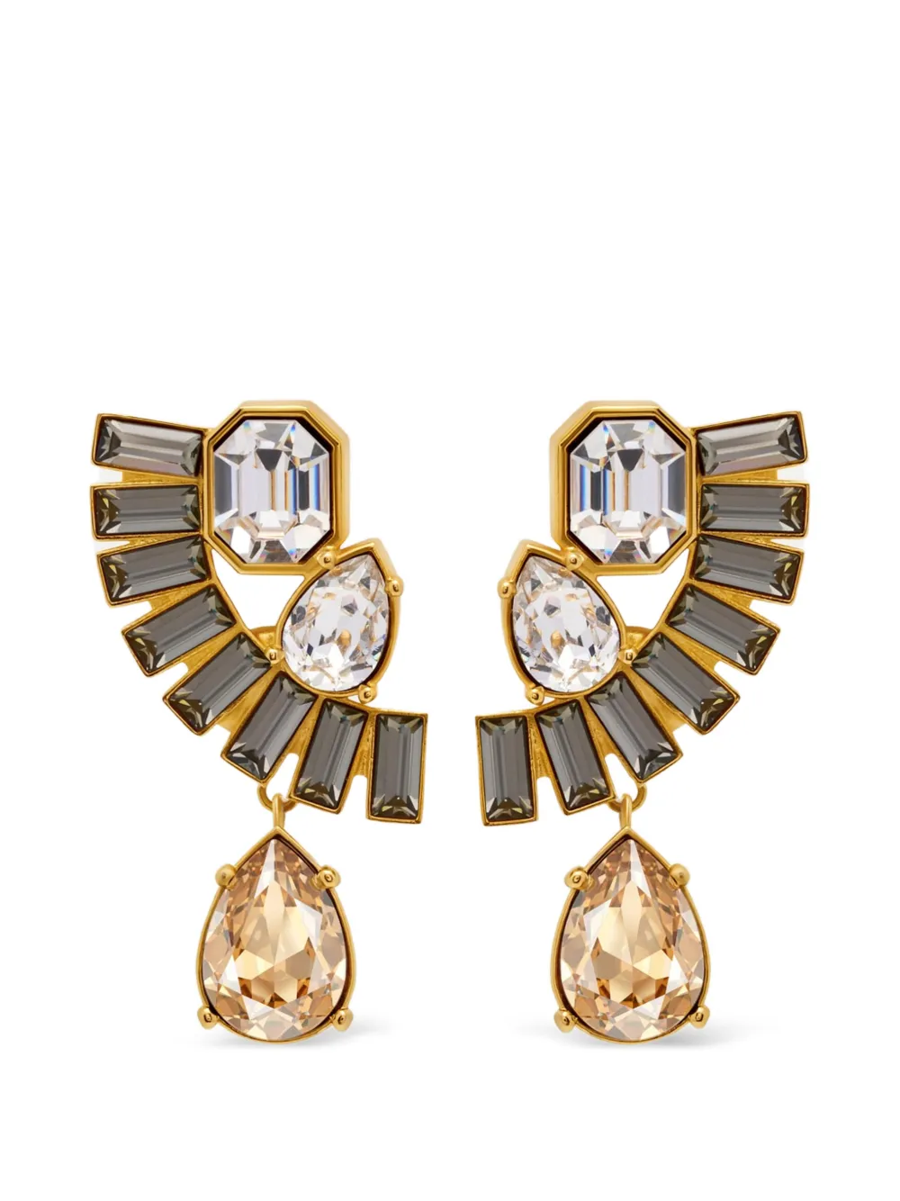 Серьги-подвески с кристаллами Oscar De La Renta, золотой
Серьги-подвески с кристаллами Oscar De La Renta, золотой