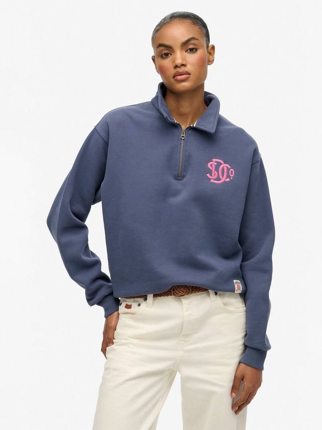 Неоновый джемпер с молнией до половины Superdry, Mariner Navy
Неоновый джемпер с молнией до половины Superdry, Mariner Navy