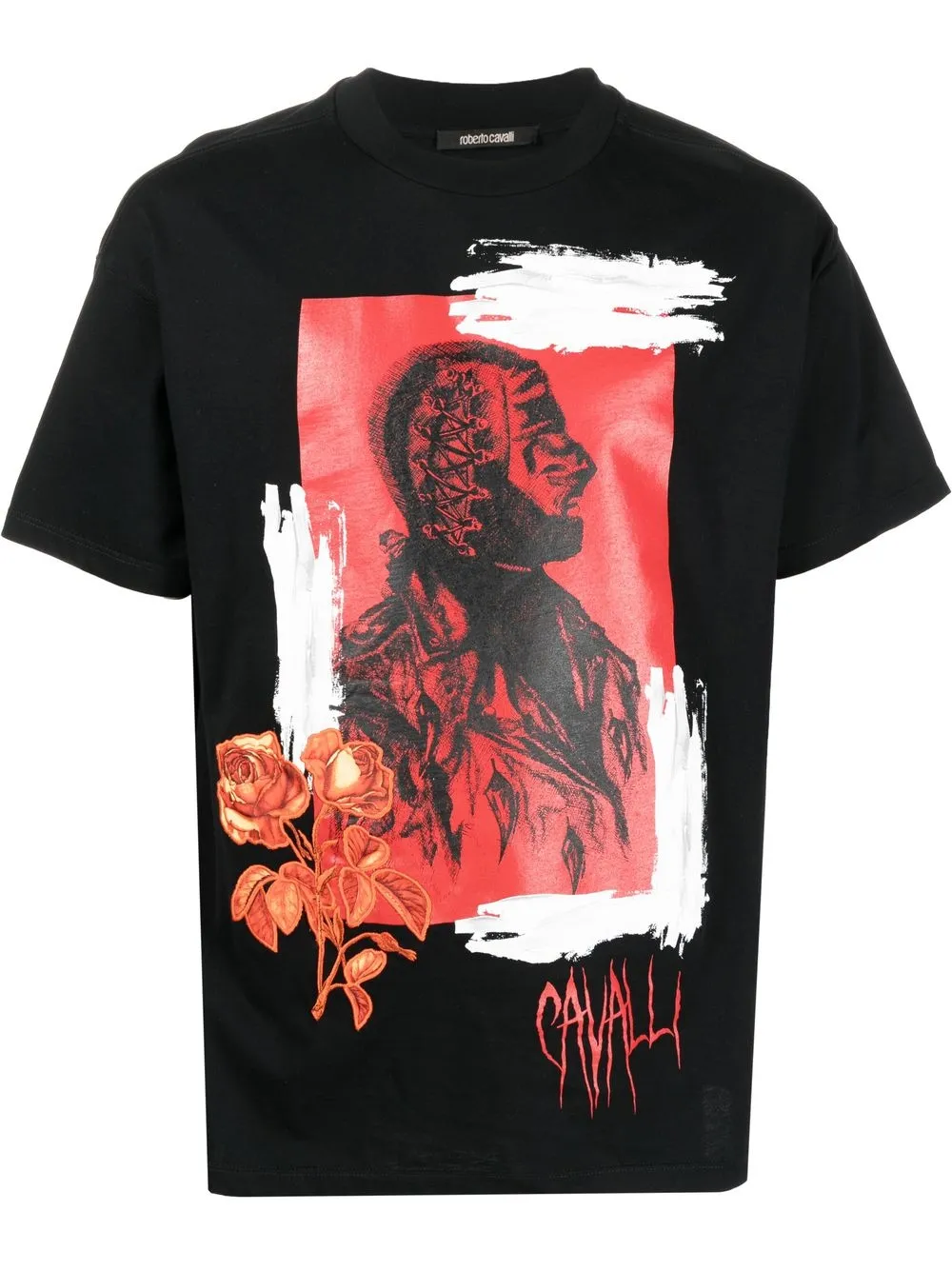 Футболка с графичным принтом Roberto Cavalli, черный
Футболка с графичным принтом Roberto Cavalli, черный