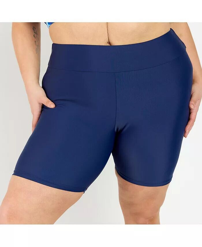 Шорты для плавания до середины бедра больших размеров Calypsa, синий
Шорты для плавания до середины бедра больших размеров Calypsa, синий