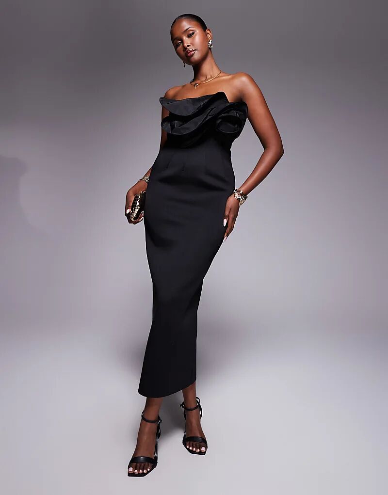 Платье-футляр миди с абстрактным цветочным принтом от ASOS DESIGN черного цвета
Платье-футляр миди с абстрактным цветочным принтом от ASOS DESIGN черного цвета