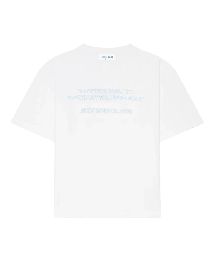 Хлопковая футболка с цитатой "Aw". ÃTudes, белый
Хлопковая футболка с цитатой "Aw". ÃTudes, белый