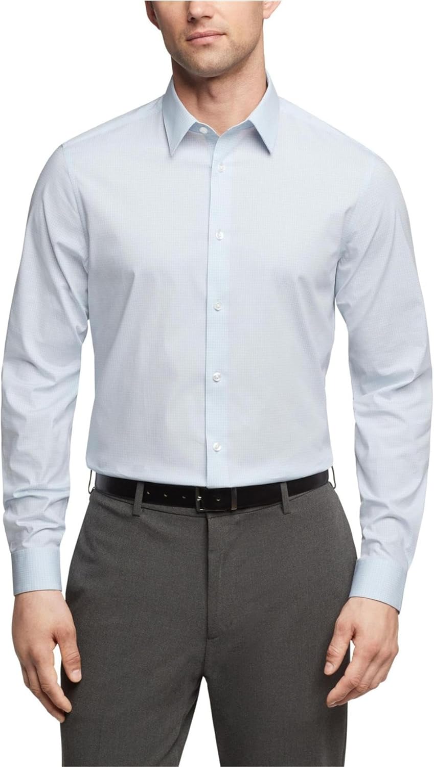 Мужские рубашки Calvin Klein, не требующие глажки, эластичные, стандартного кроя, в клетку, Light Blue
Мужские рубашки Calvin Klein, не требующие глажки, эластичные, стандартного кроя, в клетку, Light Blue