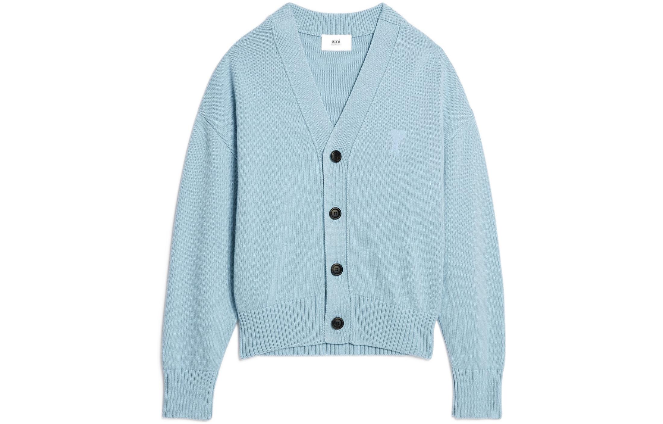 Ami Paris Кардиган с интарсией логотипом Ami De Coeur AMIPARIS, Синий
Ami Paris Кардиган с интарсией логотипом Ami De Coeur AMIPARIS, Синий