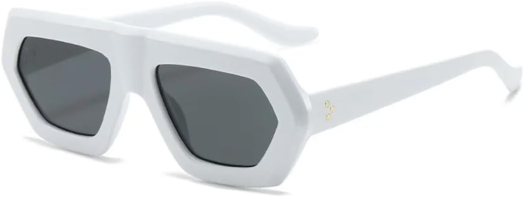 Солнцезащитные очки неправильной формы для женщин и мужчин, в стиле ретро, с градиентным переходом, роскошные, модные, с защитой от УФ-излучения UV400 VVTWSSW, White
Солнцезащитные очки неправильной формы для женщин и мужчин, в стиле ретро, с градиентным переходом, роскошные, модные, с защитой от УФ-излучения UV400 VVTWSSW, White