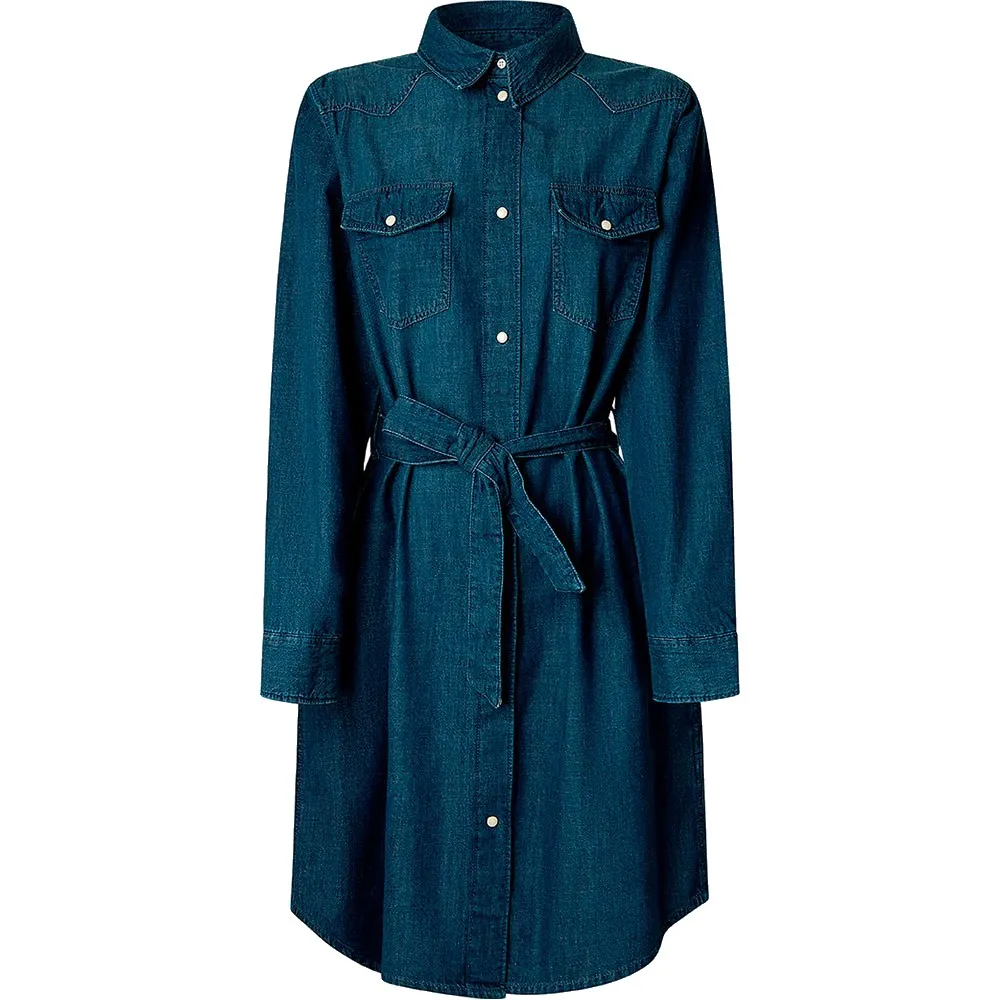 Платье с длинным рукавом Pepe Jeans Victoria Denim, синий
Платье с длинным рукавом Pepe Jeans Victoria Denim, синий