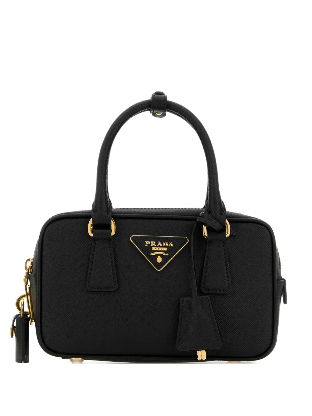 Мини-сумка Galleria из кожи с верхней ручкой Prada, черный
Мини-сумка Galleria из кожи с верхней ручкой Prada, черный
