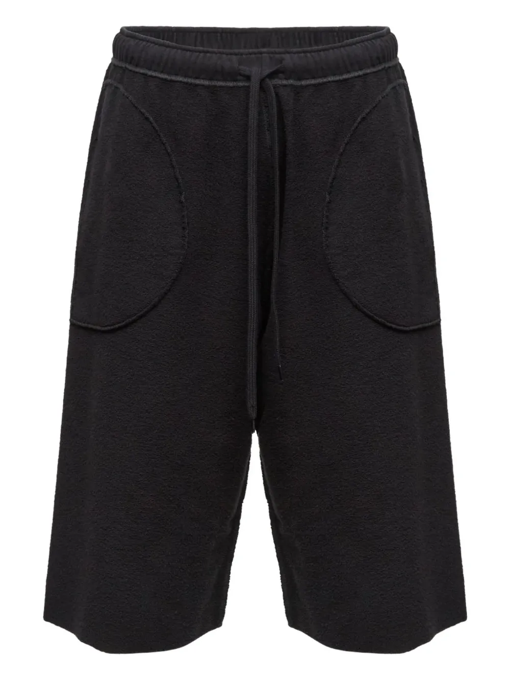 Хлопковые шорты-бермуды MM6 Maison Margiela, черный
Хлопковые шорты-бермуды MM6 Maison Margiela, черный