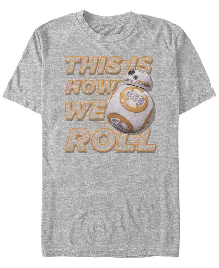 Мужская футболка с коротким рукавом Star Wars Bb-8 This Is How We Roll Fifth Sun, серый
Мужская футболка с коротким рукавом Star Wars Bb-8 This Is How We Roll Fifth Sun, серый