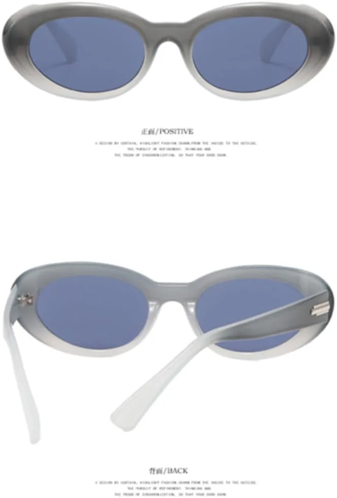 Солнцезащитные очки в овальной оправе «кошачий глаз» в тонкой оправе для женщин и мужчин, модные, класса люкс, с защитой от УФ-излучения UV400 TOIPASTN, Pink Gray
Солнцезащитные очки в овальной оправе «кошачий глаз» в тонкой оправе для женщин и мужчин, модные, класса люкс, с защитой от УФ-излучения UV400 TOIPASTN, Pink Gray