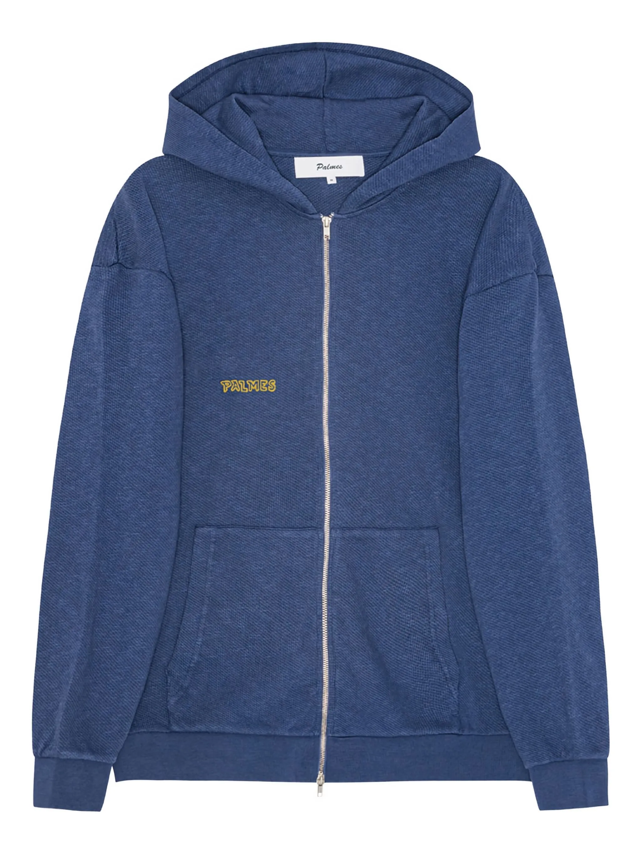 Фактурное худи на молнии Palmes, синий
Фактурное худи на молнии Palmes, синий