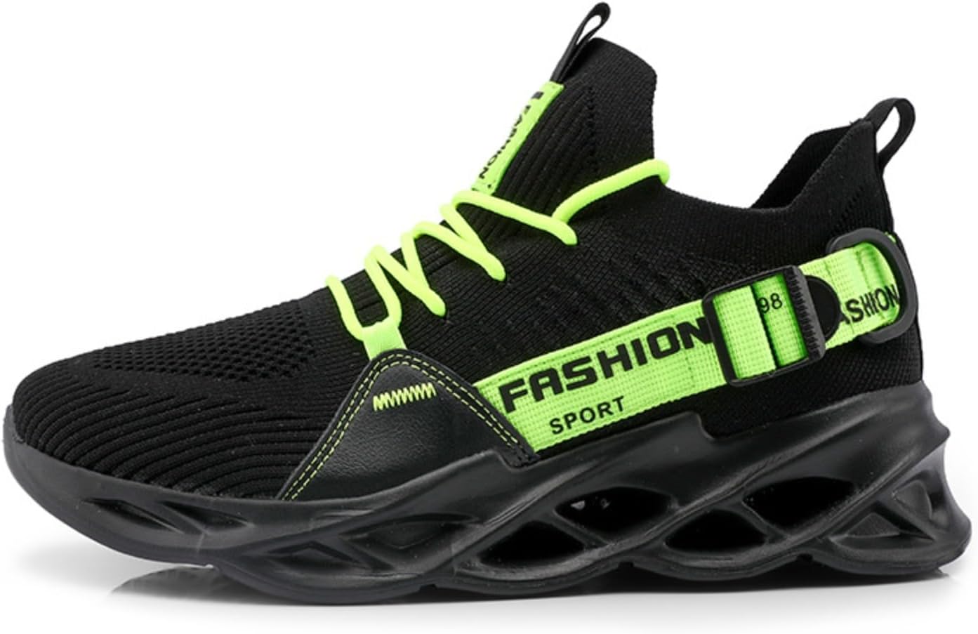 Мужские легкие кроссовки для бега - дышащая сетка, повседневные кроссовки с удобной промежуточной подошвой и подошвой, предотвращающей скольжение, для ежедневного бега Azttoztto, черный/зеленый
Мужские легкие кроссовки для бега - дышащая сетка, повседневные кроссовки с удобной промежуточной подошвой и подошвой, предотвращающей скольжение, для ежедневного бега Azttoztto, черный/зеленый