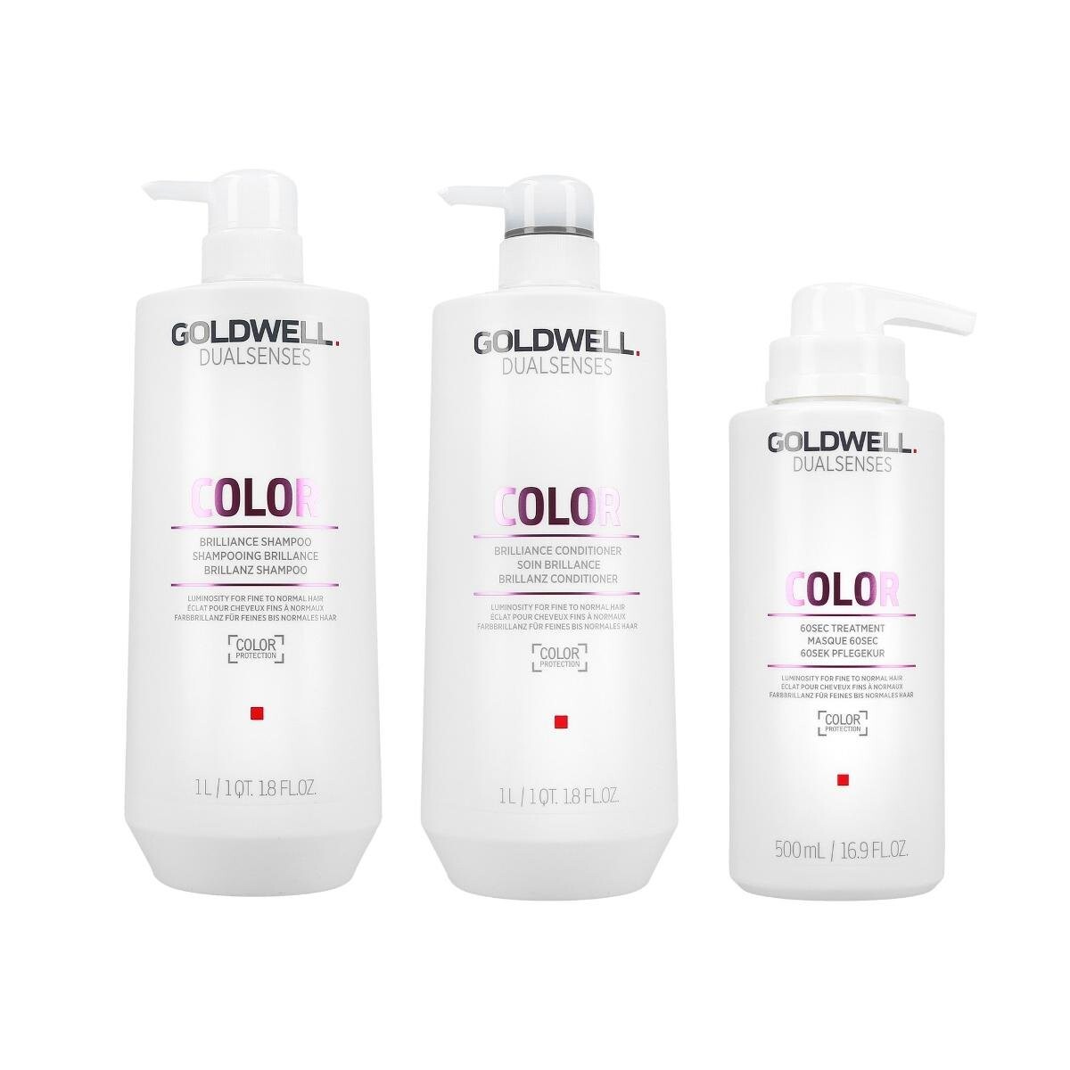 Goldwell, Dualsenses Color Brilliance, набор косметики, 3 шт
Goldwell, Dualsenses Color Brilliance, набор косметики, 3 шт