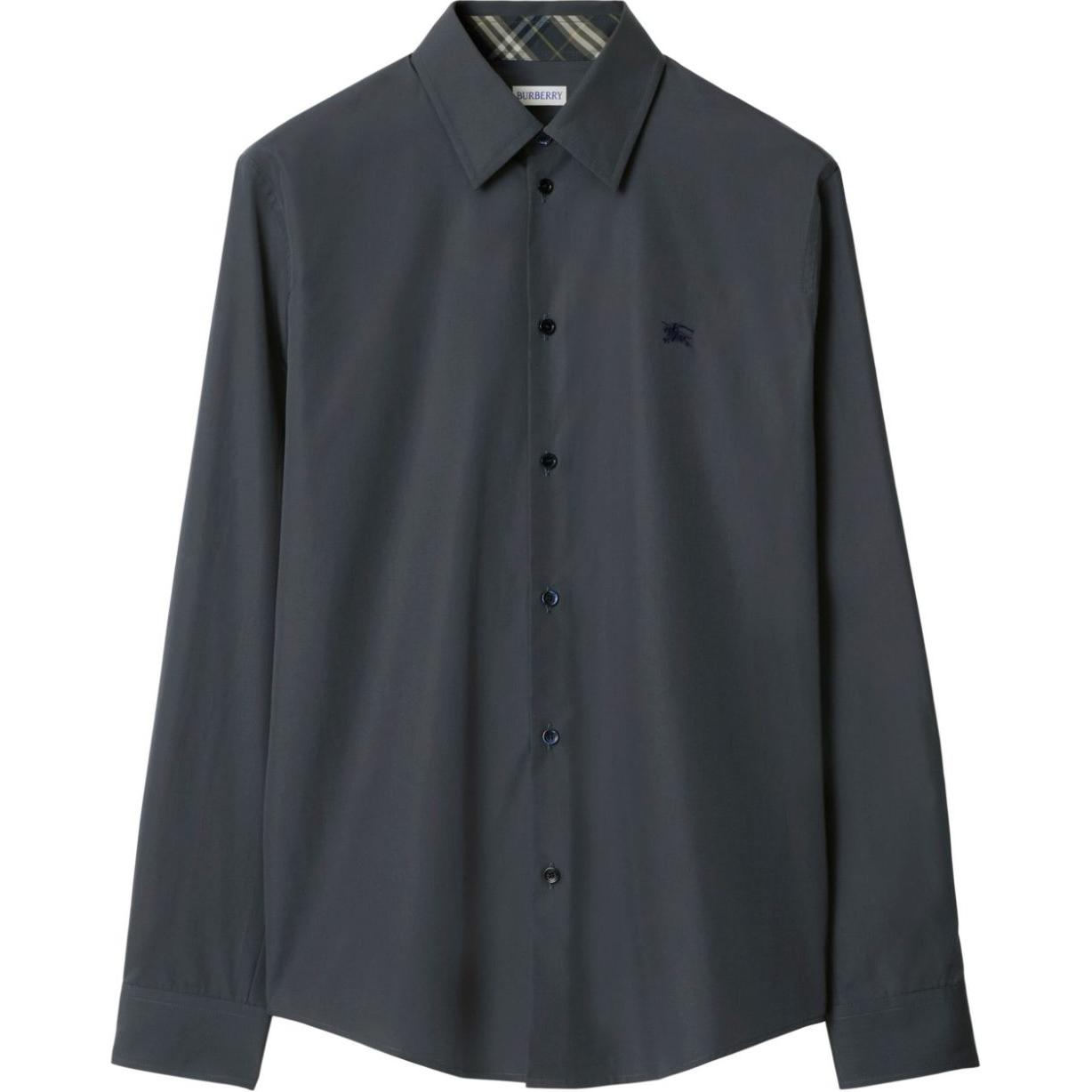 Хлопковая рубашка Burberry, индиго
Хлопковая рубашка Burberry, индиго