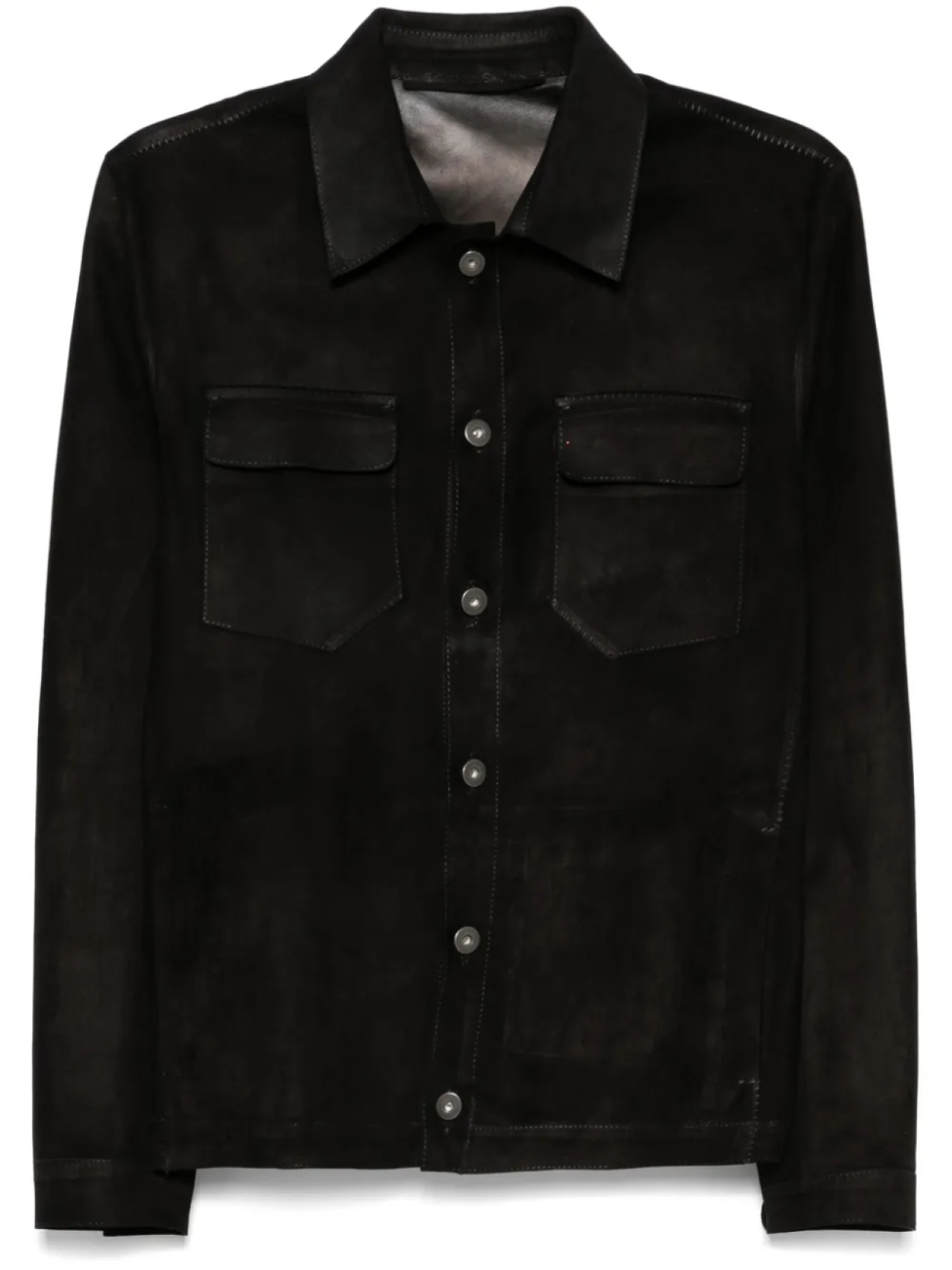 Замшевая куртка-рубашка Salvatore Santoro, черный 
Замшевая куртка-рубашка Salvatore Santoro, черный