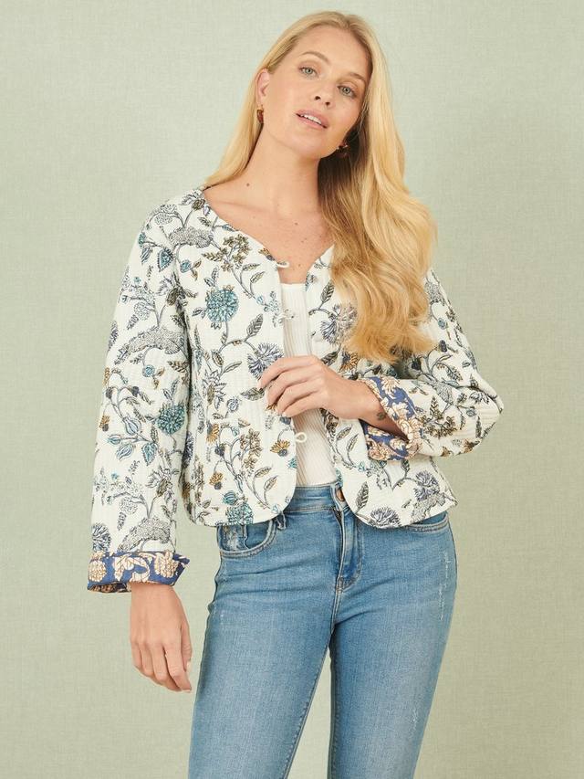 Двусторонняя стеганая куртка с цветочным рисунком Yumi, разноцветный
Двусторонняя стеганая куртка с цветочным рисунком Yumi, разноцветный