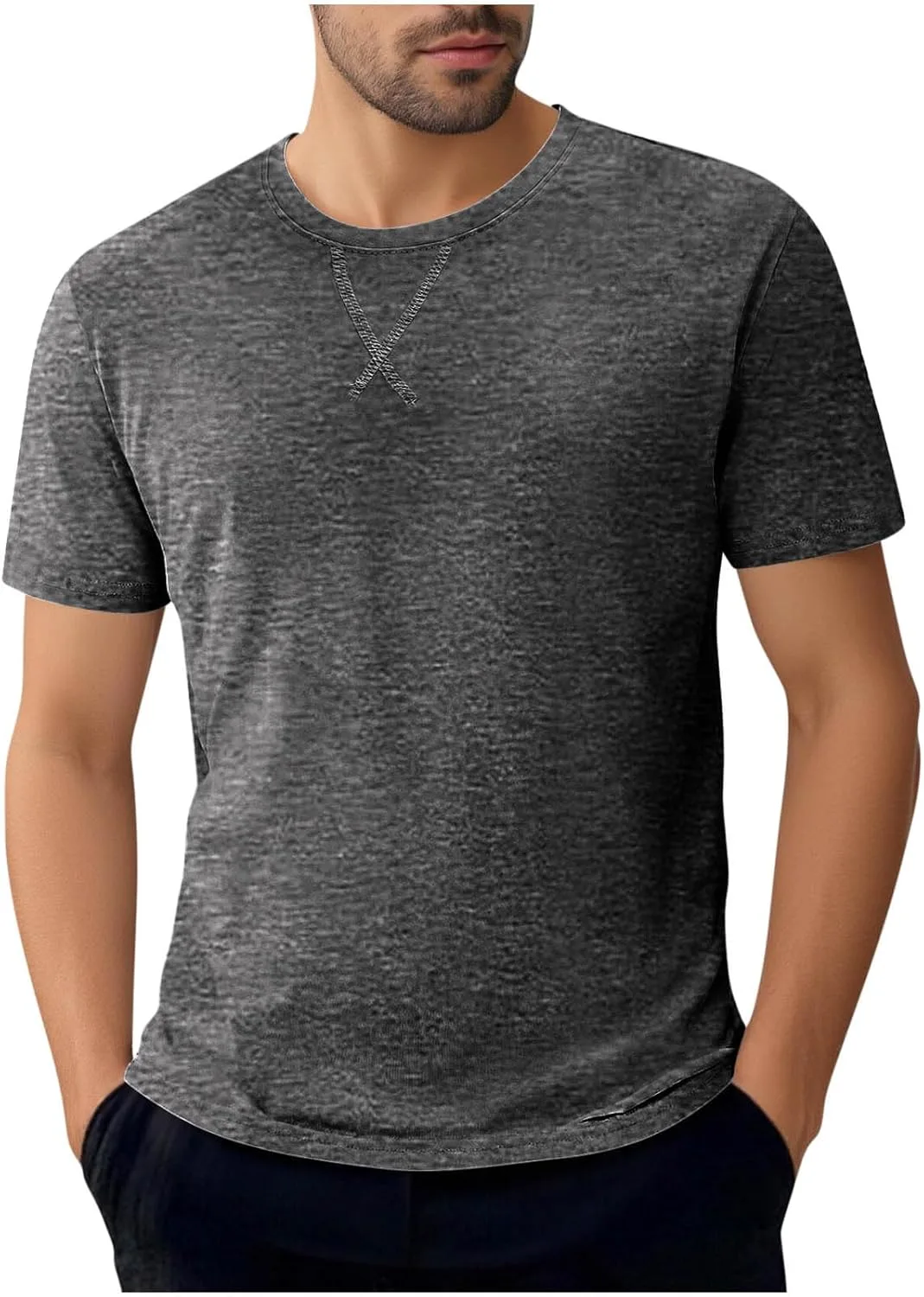 Мужская футболка Casual с коротким рукавом, летняя, оверсайз
Мужская футболка Casual с коротким рукавом, летняя, оверсайз