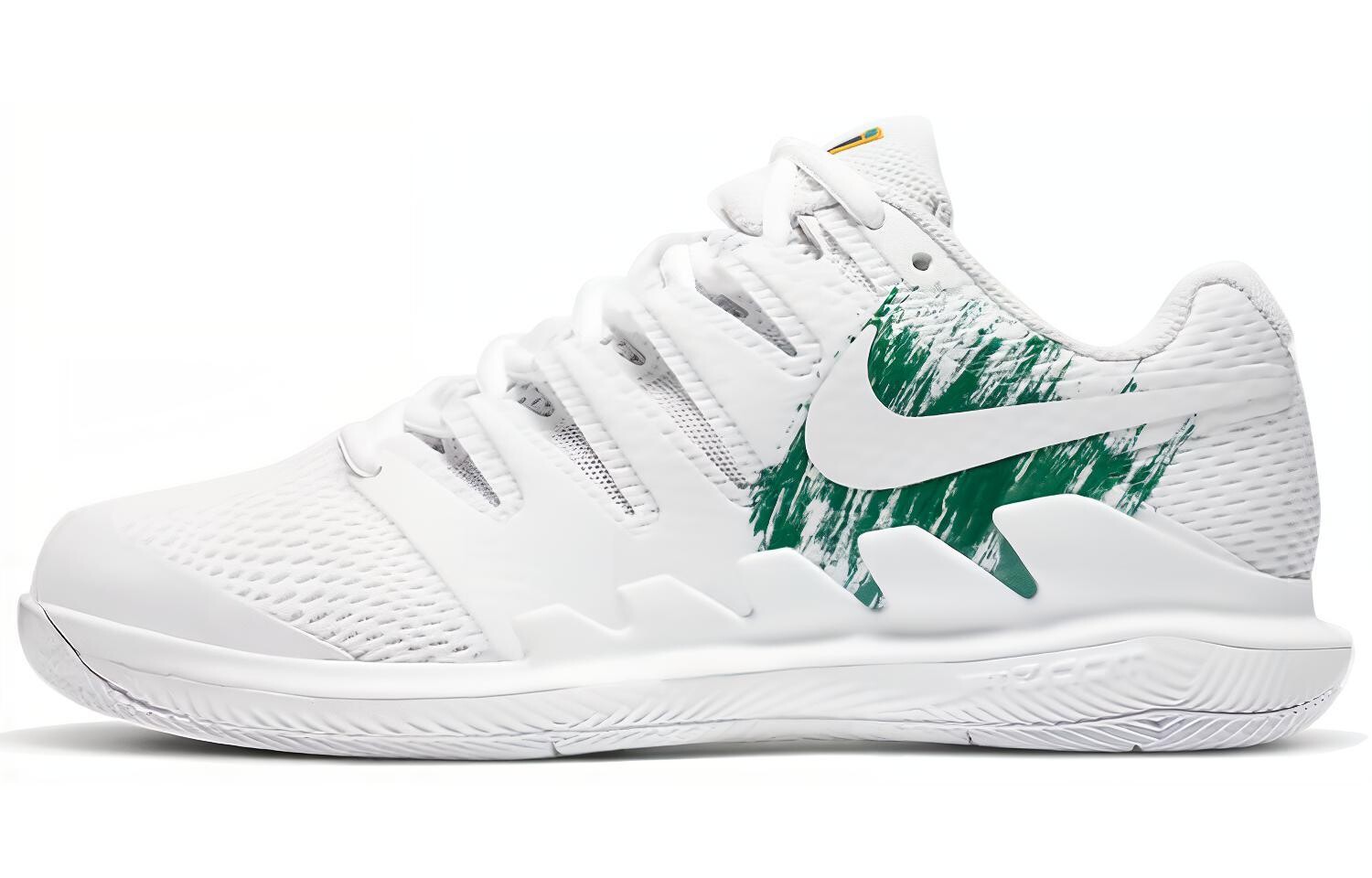 Теннисные кроссовки Air Zoom Vapor X женские с низким верхом, белые/зеленые Nike
Теннисные кроссовки Air Zoom Vapor X женские с низким верхом, белые/зеленые Nike