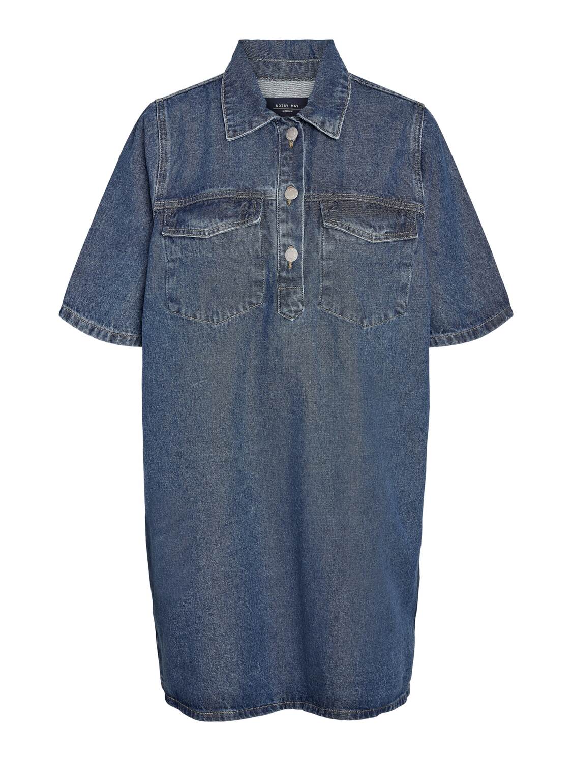 Noisy may Платье-рубашка 'NMINDIE' в синем дениме
Noisy may Платье-рубашка 'NMINDIE' в синем дениме