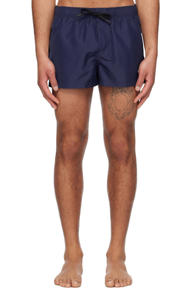 Шорты для плавания с вышитой Медузой темно-синего цвета Versace Underwear
Шорты для плавания с вышитой Медузой темно-синего цвета Versace Underwear