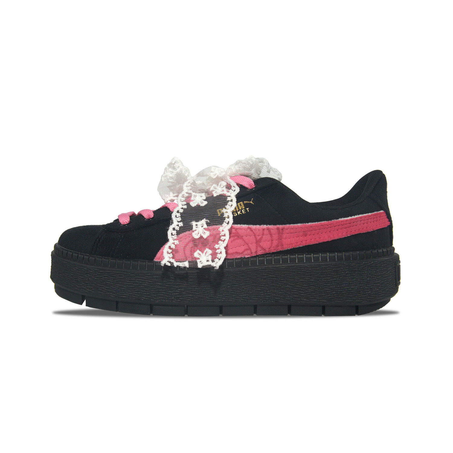 Кроссовки Puma Platform Trace Skateboarding Shoes Women's Low-top Black/White/Pink, черный
Кроссовки Puma Platform Trace Skateboarding Shoes Women's Low-top Black/White/Pink, черный