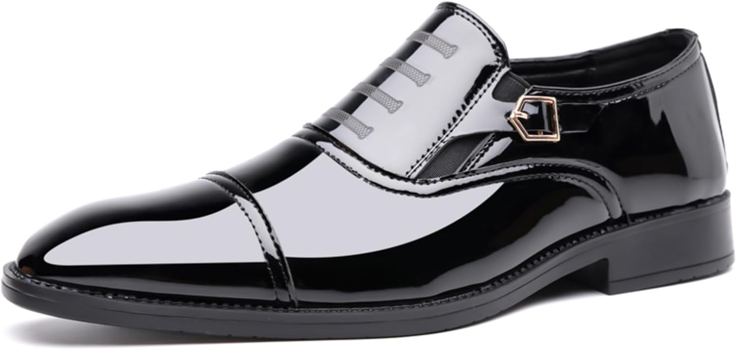 Мужские лаковые формальные лоферы, стильная обувь для деловых встреч, официальных мероприятий и ежедневных поездок Kpdwfms, черный
Мужские лаковые формальные лоферы, стильная обувь для деловых встреч, официальных мероприятий и ежедневных поездок Kpdwfms, черный