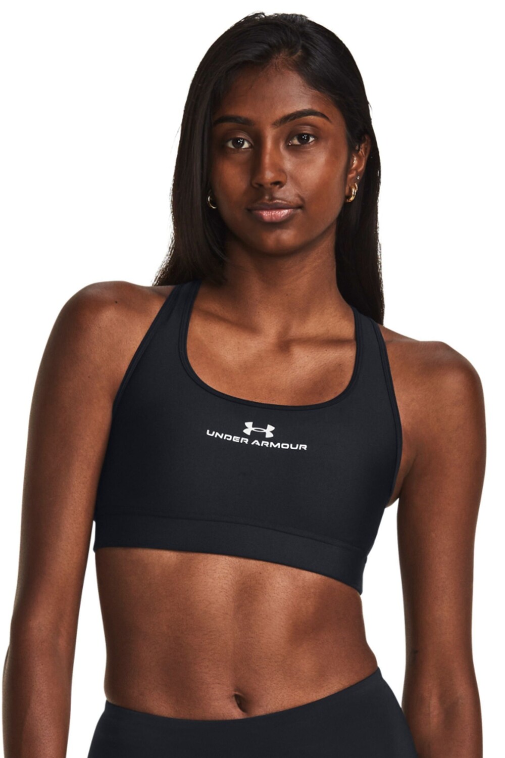 Бюстгальтер для тренировок средней интенсивности с принтом Under Armour, черный
Бюстгальтер для тренировок средней интенсивности с принтом Under Armour, черный
