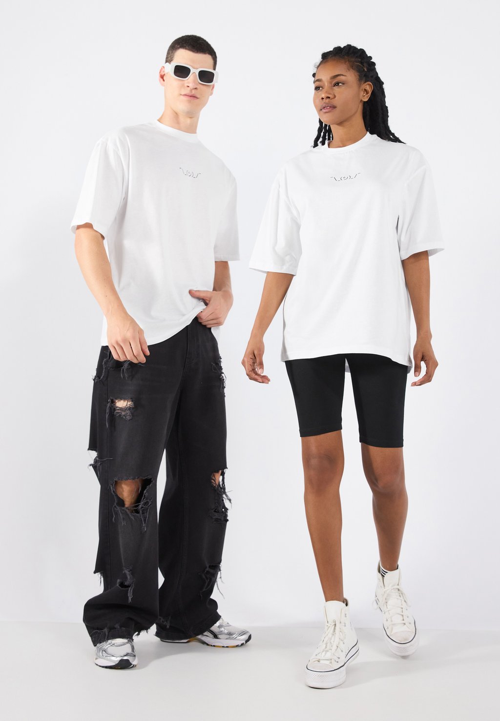 Футболка с принтом UNISEX 2 PACK YOURTURN, черный 
Футболка с принтом UNISEX 2 PACK YOURTURN, черный