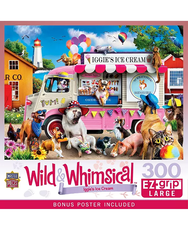 Шедевры дикие и причудливые - пазл с мороженым Игги из 300 деталей EZ Grip Masterpieces Puzzles, multicolor
Шедевры дикие и причудливые - пазл с мороженым Игги из 300 деталей EZ Grip Masterpieces Puzzles, multicolor