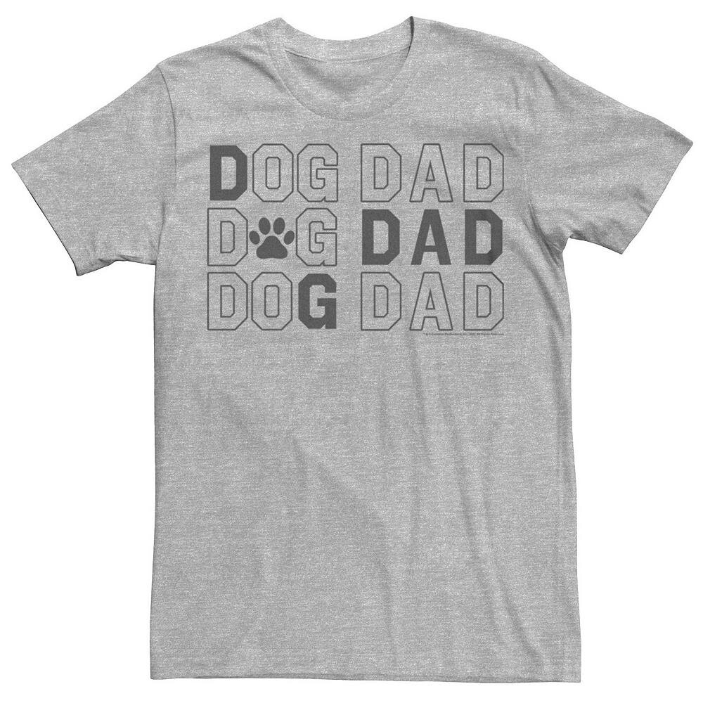 Мужская футболка с рисунком Dog Dad Text Stack Licensed Character, цвет Athletic Heather
Мужская футболка с рисунком Dog Dad Text Stack Licensed Character, цвет Athletic Heather