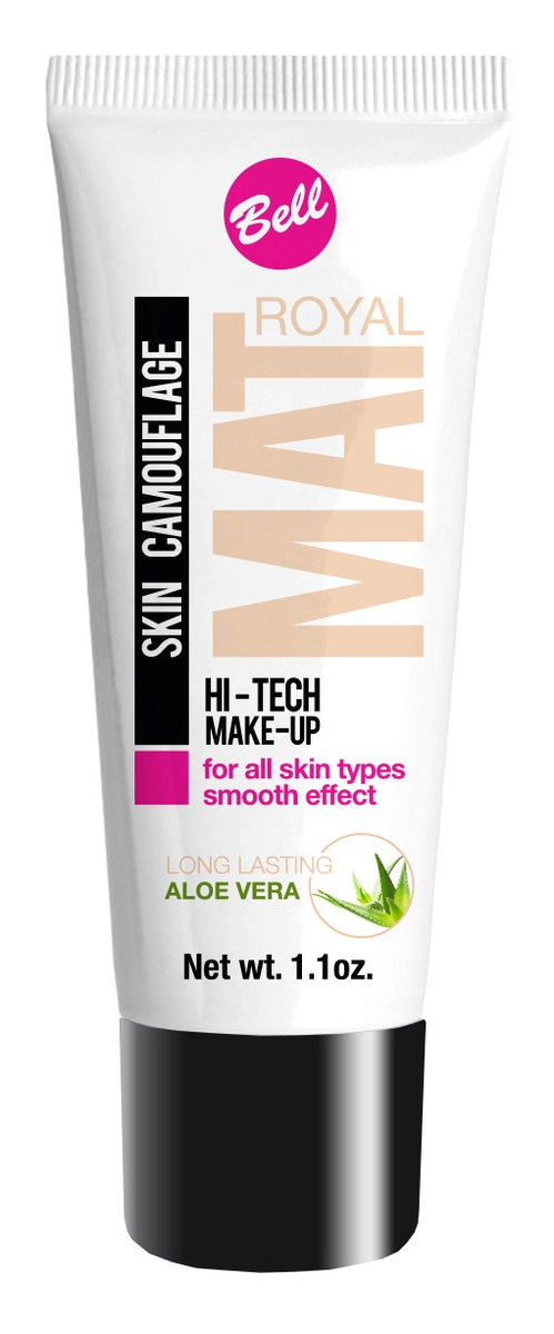 Bell, Royal Mat Skin Camouflage Make-Up, тональная основа для лица, 01 Light Sand, 30 мл
Bell, Royal Mat Skin Camouflage Make-Up, тональная основа для лица, 01 Light Sand, 30 мл