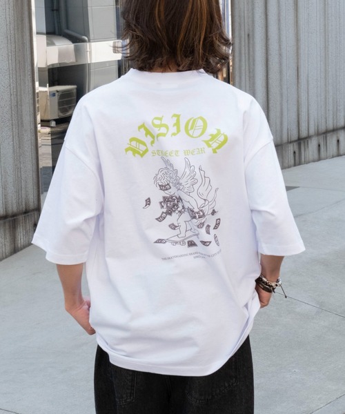 Футболка, принт с ангелом VISION STREET WEAR, белый
Футболка, принт с ангелом VISION STREET WEAR, белый